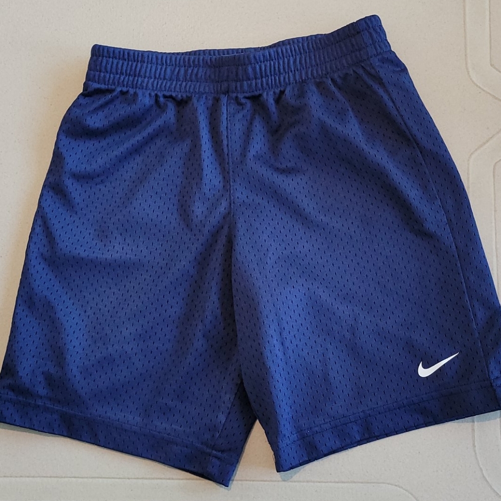 Boys Navy Blue Nike Shorts